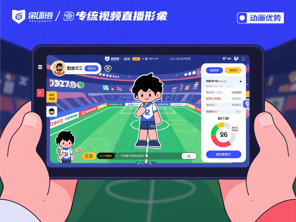 与传统的视频直播相比，动画直播在多个方面展现出独特