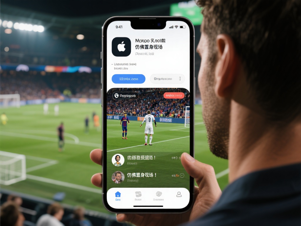 以一位热衷于足球赛事的朋友为例，他在使用这款应用时