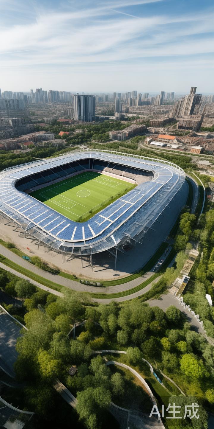 博尔吉亚国家体育场:融合现代建筑设计引领体育盛事的新时代 在设计过程中,博尔吉亚体育场充分考虑了可持续发展理